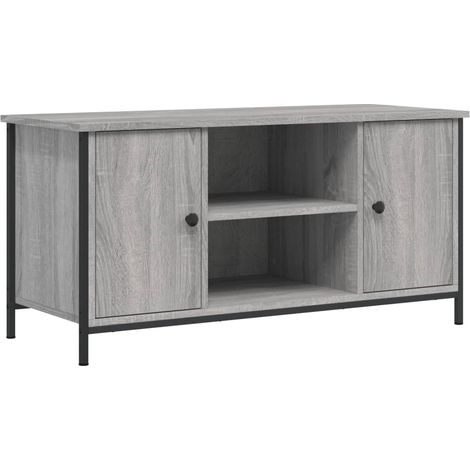 Mobile TV multimediale scaffale per televisione televisore buffet sala da pranzo soggiorno camera da letto sonoma 100 x 40 x 50 cm derivati del legno grigio 020028346