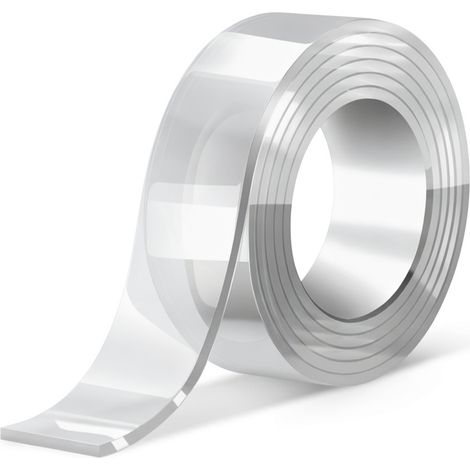 Bande adhesive double face transparente 5 cm x 5 m tres forte (1/5)