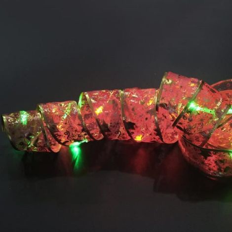 Guirlande Lumineuse - - 5M - LED - Rouge - Décoration Intérieure (1/4)