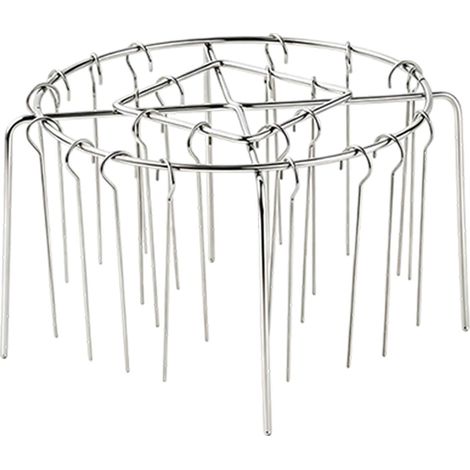 Grille pour friteuse à air chaud avec 24 picots une cuisson verticale (1/5)