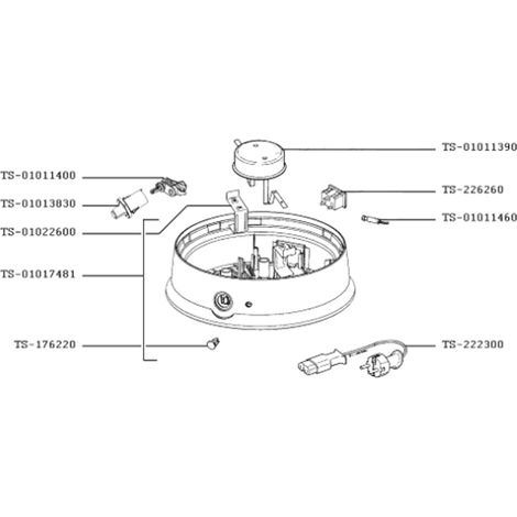 Ersatzteil - Halterung (Kennzeichen TS-01022600) - - TEFAL