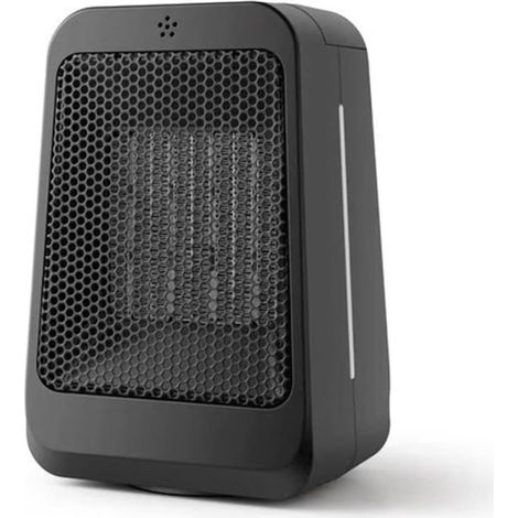 Chauffage d'appoint électrique portable avec télécommande, fonction de vibration et minuterie, idéal pour une utilisation domestique.