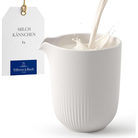 petit pot à lait/saucière, pot à sauce, pot à lait, la crème et les sauces, résistant au lave-vaisselle, résistant au micro-ondes, porcelaine, blanc (1/5)