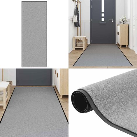 vidaXL Fußmatte Grau 115x300 cm (1/5)