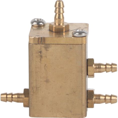 Régulateur de pression d'eau métallique pour valve dentaire, forme carrée, 4 raccords, bonne perméabilité, accessoires (1/5)