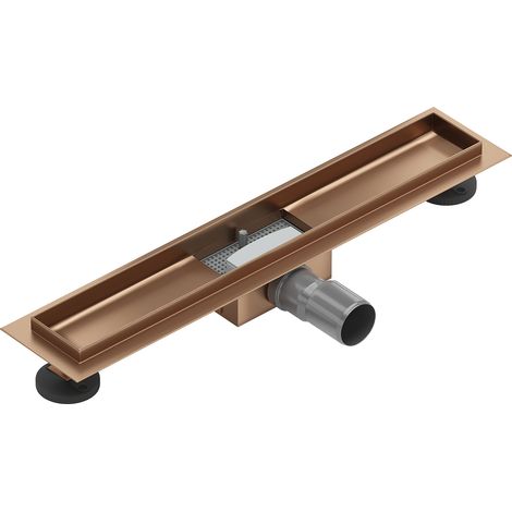 Mexen Flat Gehäuse für Linienentwässerung 60 cm, gebürstetes Kupfer - 1C15060 (1/4)
