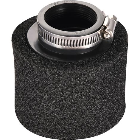 [2-Pack] 45mm Dual Layer Black Sponge Air Filter, Compatible with Off-Road Motorcycles and ATVs, Universal Heavy-Duty Air Filter Replacement Kit--DTEKGAZ