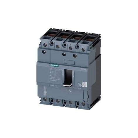 Interruttore Bassa Tensione 3Va Iec Con Scatto Termico Magnetico 3Va11 Telaio (Classe M). 50A 4 Poli