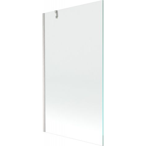 Mexen Next paratia per vasca da bagno a 1 anta 100 x 150 cm, trasparente, nichel spazzolato - 895-100-000-00-00-97 (1/5)
