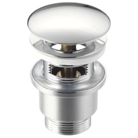 Washbasin and bidet drain with overflow, pop-up drain fitting for washbasins 1" 1/4", drain valve, universal drain with hole for washbasins and sinks (1/5)