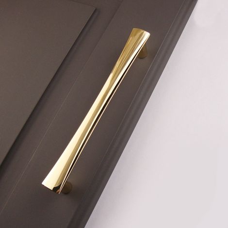 Poignée de tiroir en zinc robuste pour meuble et armoire, longueur 13,9 cm (1/5)