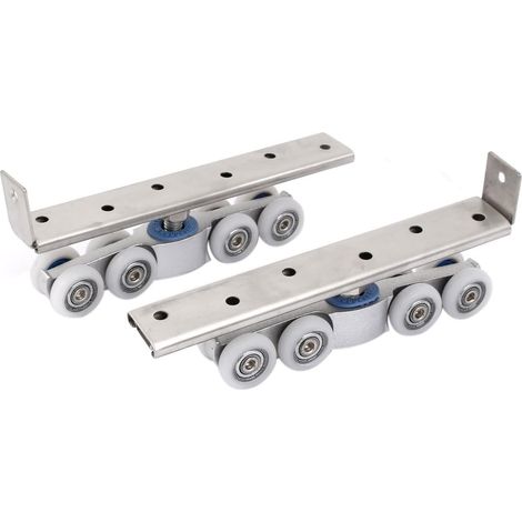 Weißer Kunststoff 8 Räder Schiebe Hängende Glastür Rollen 2st (891dd5e0579fed9dd4c21a32a3e1b833) (1/4)