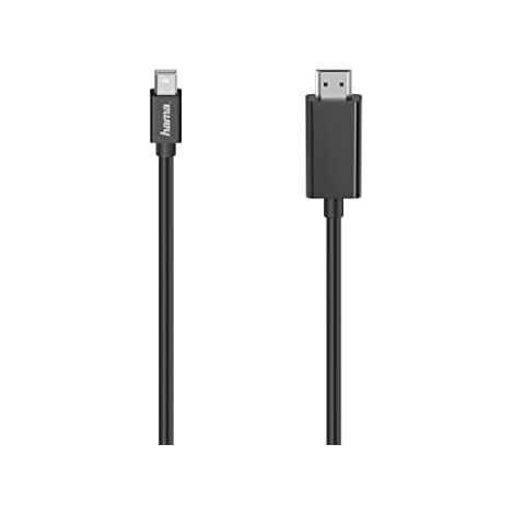 Câble vidéo - HAMA - Mini fiche DP vers HDMI™ - Ultra-HD 4K - 1,50 m - Noir