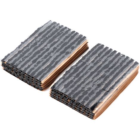Lot de 100 mèches de réparation pour pneus tubeless (100 x 3 mm), en caoutchouc noir, pour voiture et moto. (1/5)