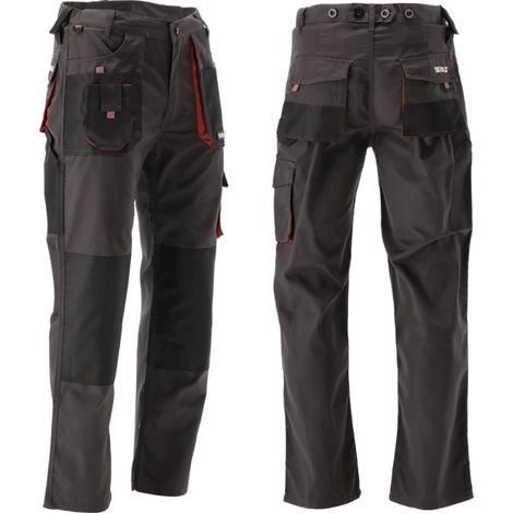 Arbeitshose BASALT schwarz/rot Gr. L/XL