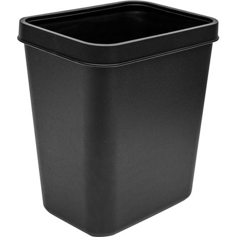 cubo de basura de 8 litros, de plástico grueso, con apertura superior, rectangular, para cocina, baño u oficina. (1/5)