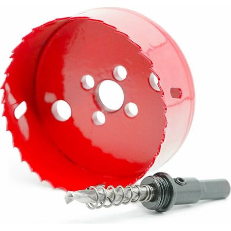Hole Saw - 90 mm - M42 HSS Bimetal - For Wood Aluminum Iron Plastic - 2 Pieces (1/5)