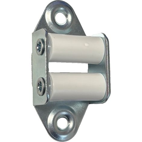 Guide sangle a roulette pour sangle jusqu'à 24mm - Finition : Blanc - - KINTECH (1/2)