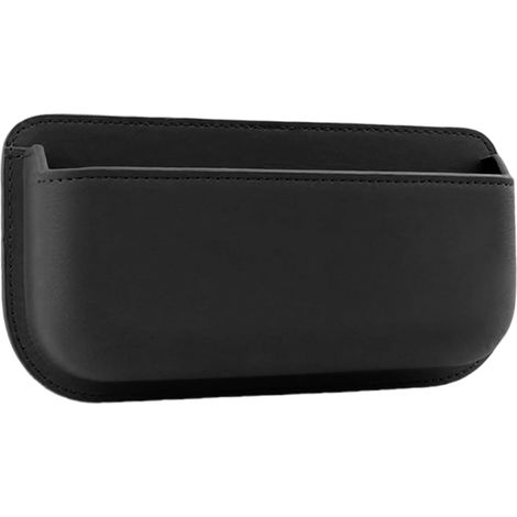 Poche latérale de voiture – Support de lunettes de auto-adhésif en cuir synthétique – Étui multifonction pour petits articles automobiles, berlines, SUV, camions, téléphones portables (1/5)
