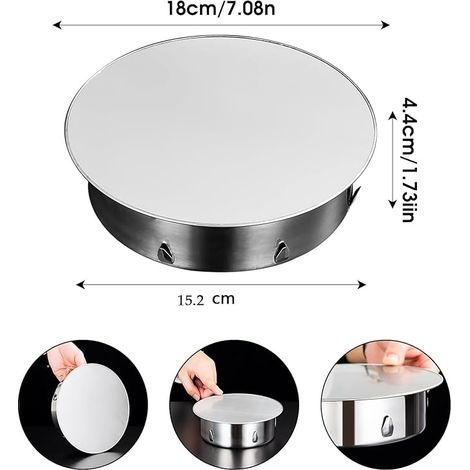 Lid Kitchen 152 Stainless Steel Fireplace Hole Diameter Mm (1/4)
