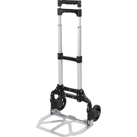 Meditool Carrello portapacchi,Carrello portacasse,Leggero,Chassis pieghevole,Carrello pieghevole,120kg (1/4)