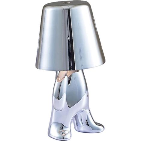 Lampe de Bureau LED Sans Fil Métal Rechargeable 3 Niveaux Intensité Chambre Salon (1/5)