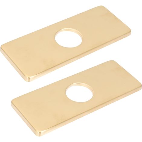 2 pièces Plaque de Robinet Acier Inoxydable (1/5)