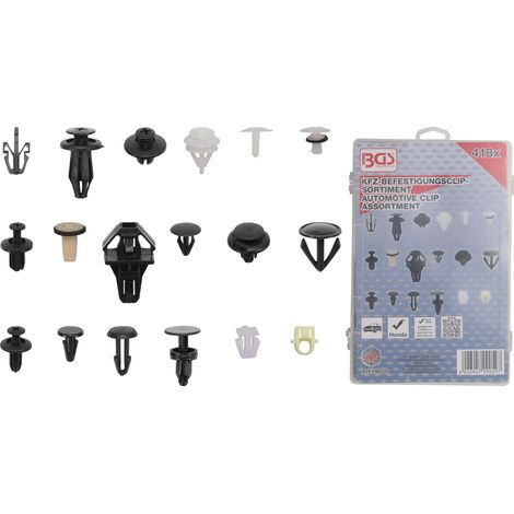 BGS Assortiment de clips de fixation automobiles pour Honda 418 pièces (1/4)