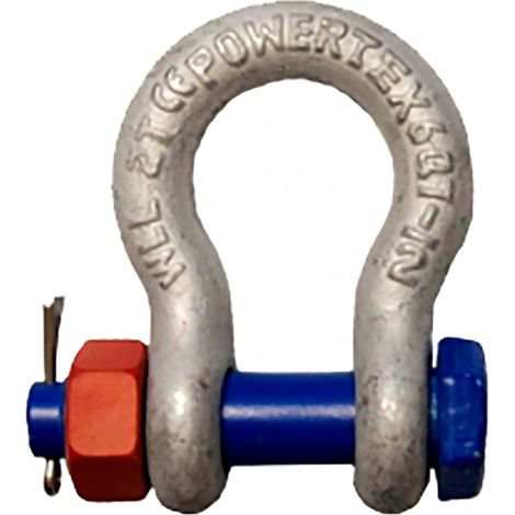 Manille en Alliage d'acier, 0.75t ( Prix pour 1 )