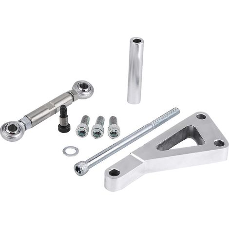 Kit de support d'alternateur en aluminium poli, ensemble de supports de pompe à eau LWP pour Chevy SBC 350 (1/4)