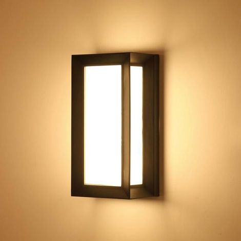 Applique Exterieure, 18W Applique Mural Extérieure Moderne, IP65 Etanche Lampe Murale Exterieur 3000K Blanc Chaud pour Terrasse (1/5)