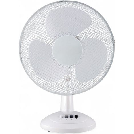 Ventilatore da tavolo in resina con 3 velocità e diametro 40 cm