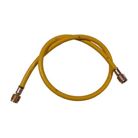 TUBO FLESSIBILE 3/8x 1/4 GIALLO  CM 90     MADE IN ITALY