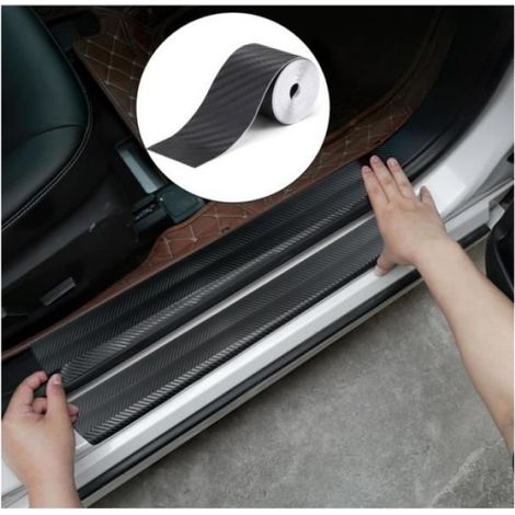 Film Carbone Autocollant - Haute Qualité - 3Cm3M - Imperméable - Anti-Rayures - Protection UV (1/4)