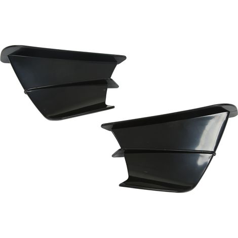Ailerons latéraux et carénages avant pour motos NINJA400, NINJA250, Z900 et Z1000 - ailettes aérodynamiques noir brillant. (1/5)