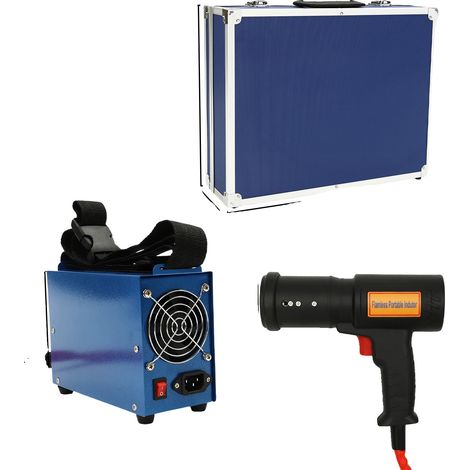 Chauffage par induction magnétique, design portable, 4 bobines incluses, noir (1/2)