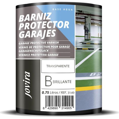 Vernis de protection à base d'eau pour les sols de garage. Protège et décore les sols en béton. 750 Millilitres (1/5)