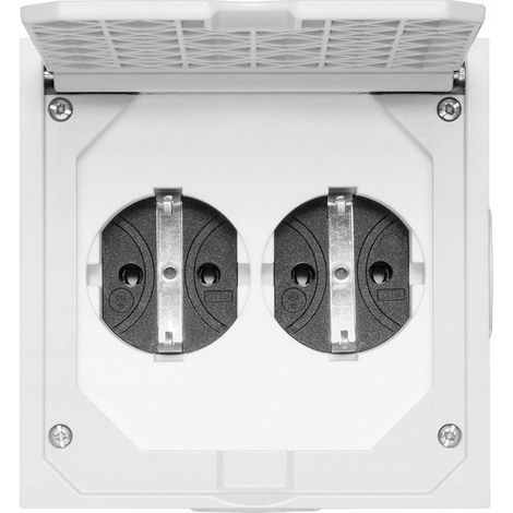 ABL SURSUM Enchufe CEE 7/3 Gris Aluminio 16A 250V (1/3)