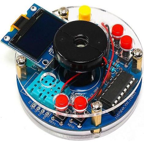 Humidificateur USB, kit de soudure électronique à monter soi-même, circuit imprimé, écran OLED (1/5)