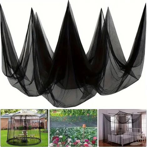 Mehrzweck-Moskitonetz für drinnen und draußen – Insekten- und Mückenschutz – für Terrasse, Garten, Balkon und Heimwerkerprojekte – 2,4 × 4 m (1/5)