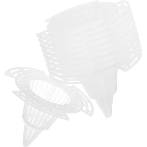 Tapis de drainage en maille plastique compatible avec les pots de fleurs coniques 7,4 x 5,4 cm, lot de 20, protection contre les fuites de terreau, idéal pour le jardinage (1/5)