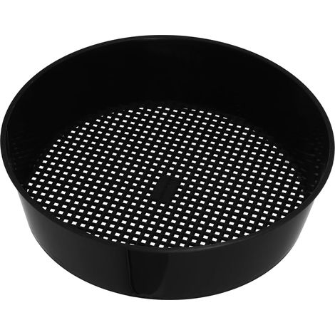 Tamis De Jardin Rond Tamis À Terre pour Sol Sable Et Gravier À Roche pour Filtrer Les Impuretés Outil De Jardinage pour Le Criblage du Terreau 8.19 X 7.28 X 2.17 in 1 Pièce (1/5)