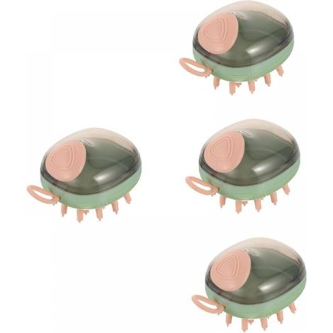 (4 pièces) Brosse de bain pour chat et chien, brosse de toilettage pour animaux de compagnie (1/5)