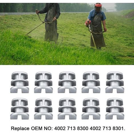 Têtes de Coupe à Oeillets, Lot de 10 Manchons à œillets pour tête de Coupe-Herbe pour STHIL FS90R FS44 FS55 FS80 FS88 FS90 FS106 FS108 FS130 FS56 FS60 FS61 FS62 FS65 FS70 FS74 FS76 FS81 FS83 (1/4)