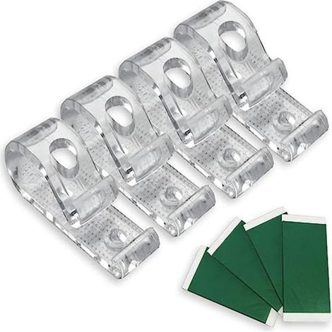 Accessoires de fixation pour stores enrouleurs sans perçage, crochets de fixation pour cordons de stores vénitiens, accessoires pour rideaux (10 pièces)
