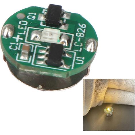 Lampe LED à transmission lumineuse avec système de déclenchement magnétique idéale pour les prises en main avec des gants multicolore - blanc chaud (1/5)