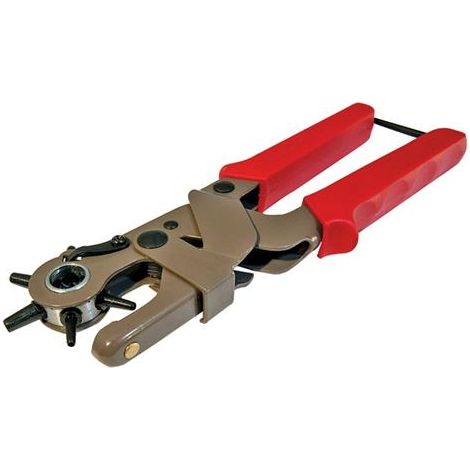 Pinza a frustella Silverline per cinture cuoio punzonatrice cintura originale 2 - 4,5 mm