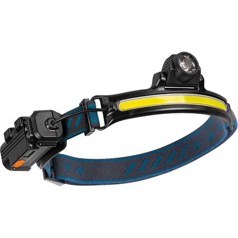Lampe frontale LED rechargeable, puissante et légère, bandeau réglable, faisceau large COB, idéale pour la course à pied, le camping et la randonnée. (1/5)