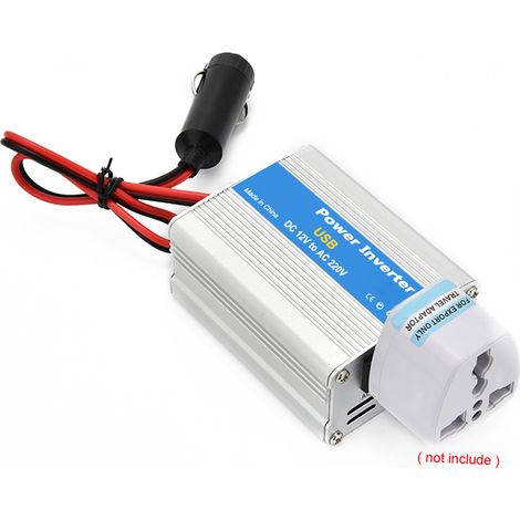 200W Tragbarer Kfz-Wechselrichter DC 12V auf AC 220V Konverter Ladegerät Transformator mit USB-Ladeanschlüssen und Öse. (1/5)