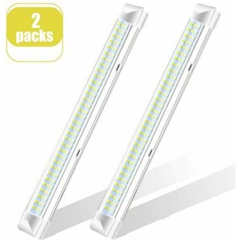 Barre lumineuse LED,DC 12-80V lampe voiture intérieur Lampe de Placard lampe/universel d'éclairage Cabinet/Voiture,Camion,Véhicule,Camping Car,Bateau,Plafonnier (108 LEDS 2PCS) (1/5)
